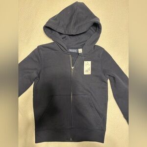 Children’s place black zip up hoodie